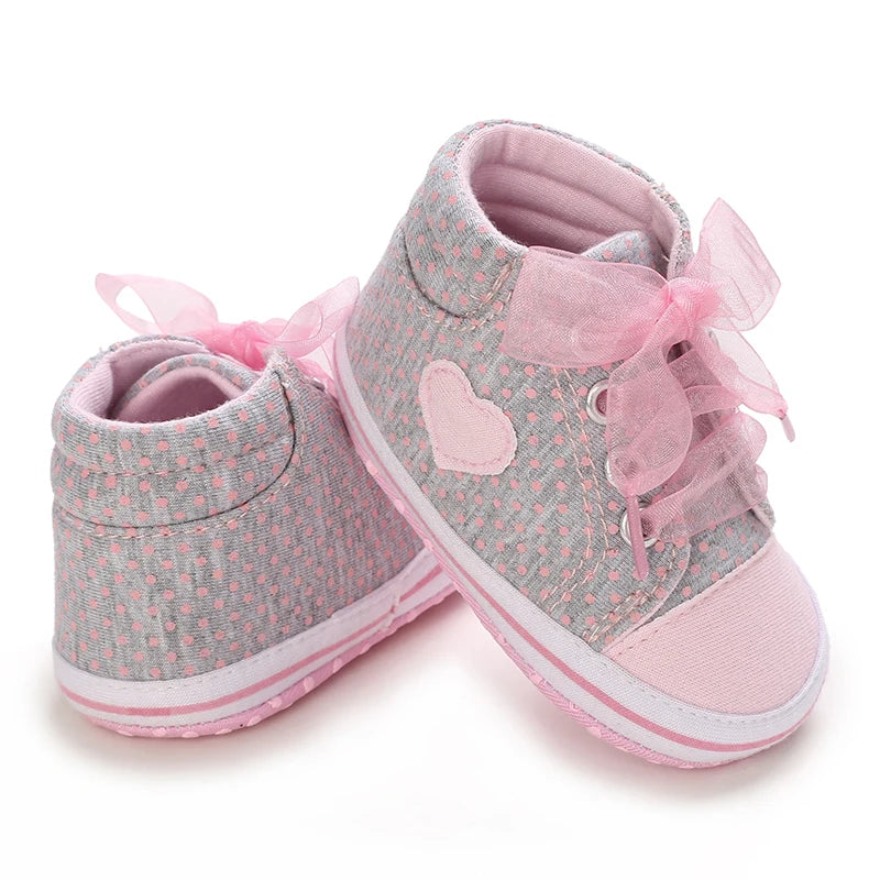 Baby First Walking Shoes – Soft Sole Anti-Slip Casual Sports Shoes, 0-18 Months