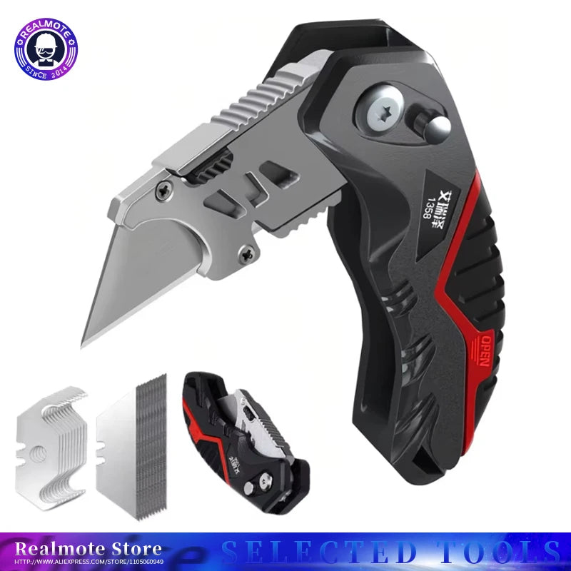 Folding Utility Knife Replaceable Blade
