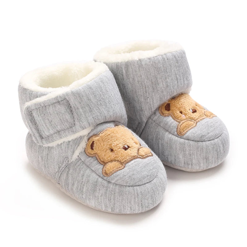 Baby Winter Boots – Soft Sole Anti-Slip Warm Toddler Booties for Boys & Girls