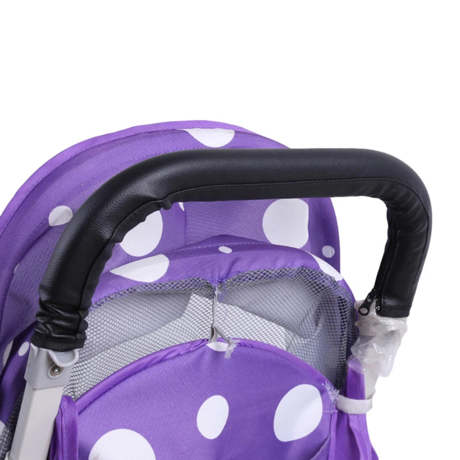 Pram Armrest Covers – PU Leather Zipper Handle Protectors for Baby Strollers, 1/2-Pack