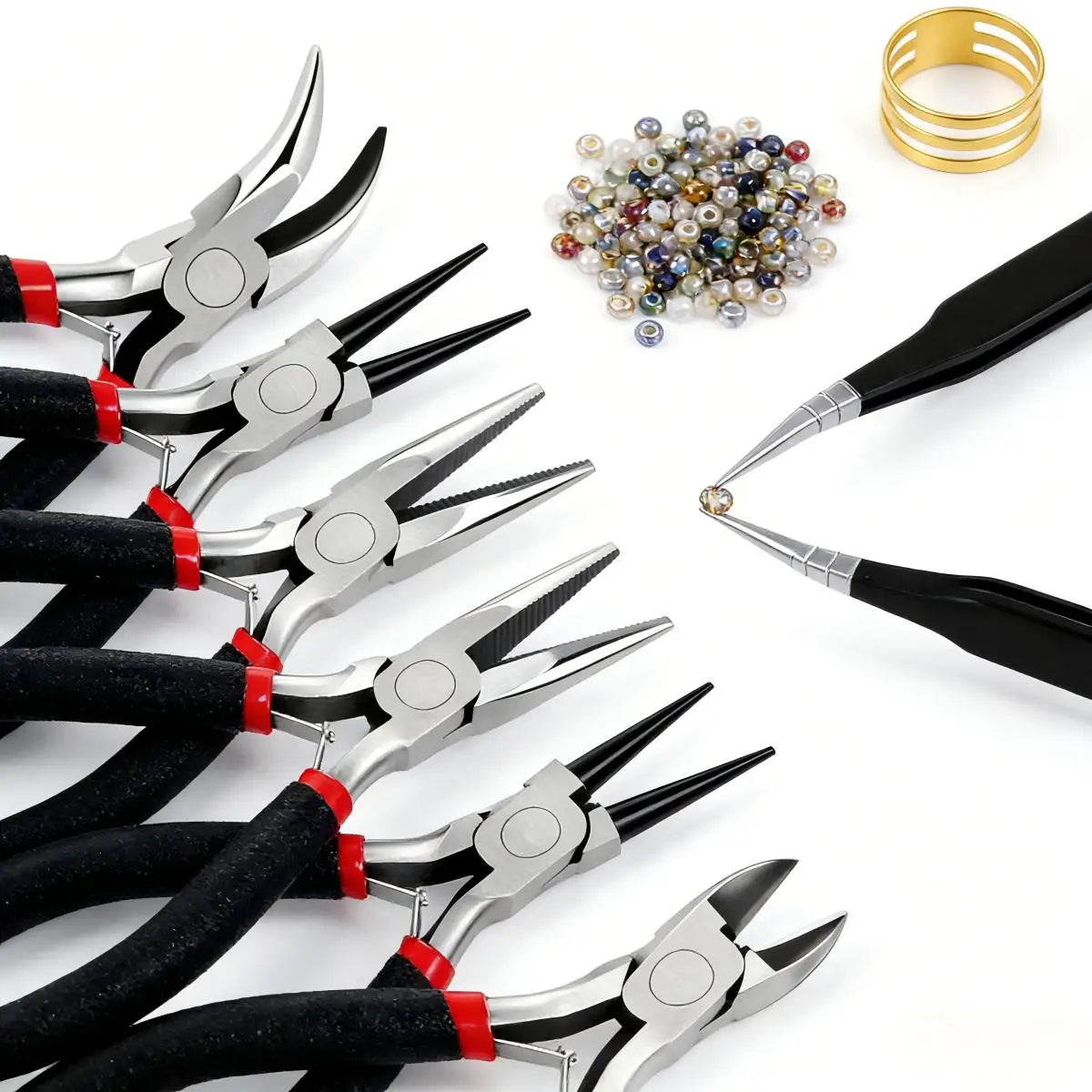 Jewellery Making Pliers Set – Beading & Wire Wrapping Jewelry Tools Kit