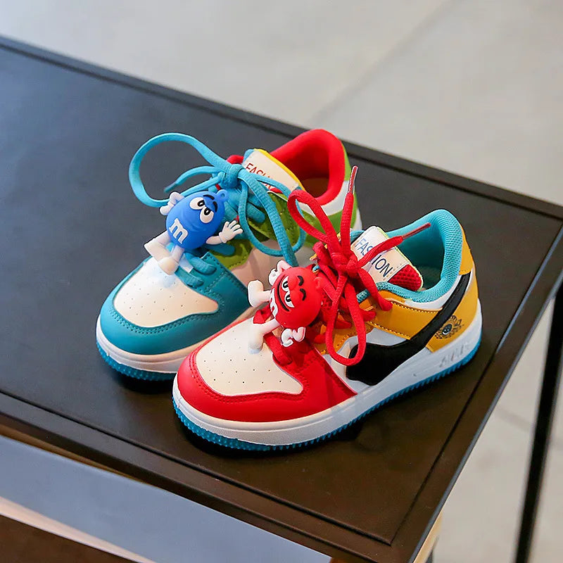 Kids Sneakers – Boys & Girls Sports Basketball Board Shoes, Low & High Top