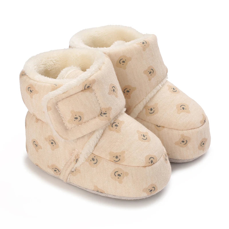 Baby Winter Boots – Soft Sole Anti-Slip Warm Toddler Booties for Boys & Girls