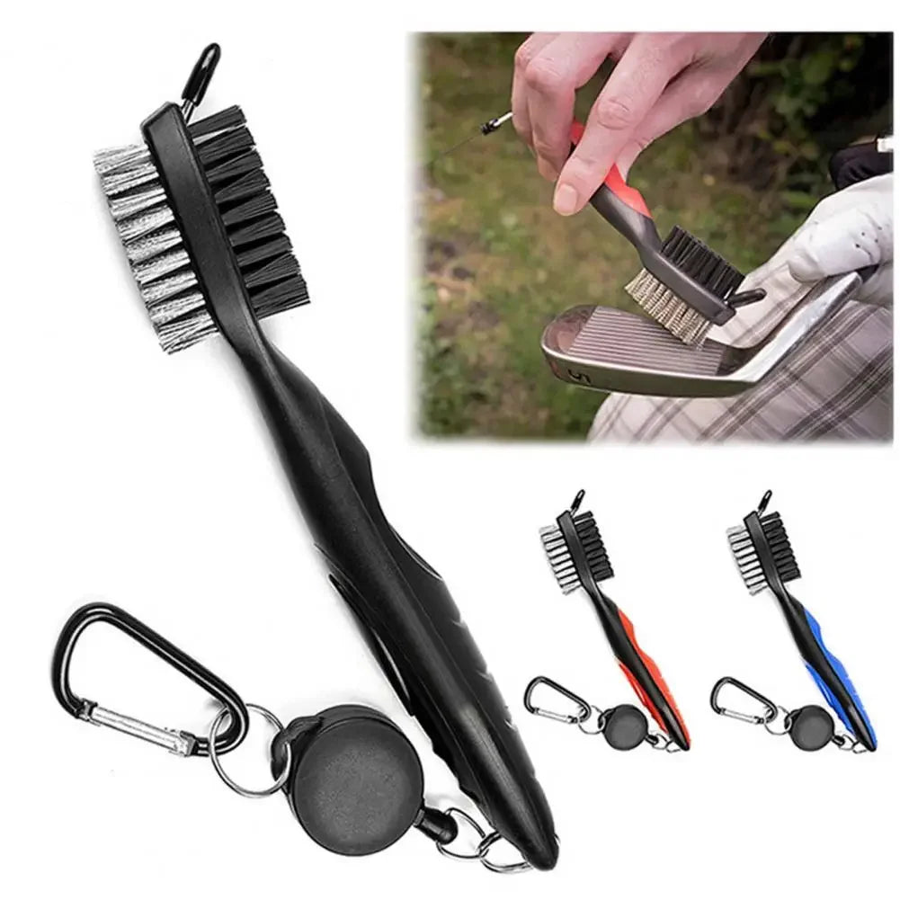 Golf Club Cleaning Brush – 2-Sided Groove Cleaner Tool, Multiple Colours