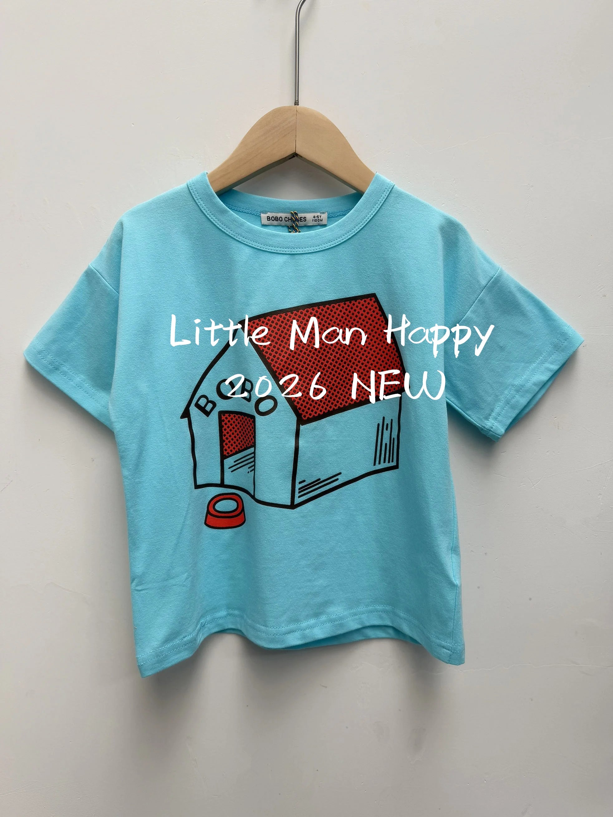 Girls Cotton T-Shirt – Short Sleeve Cartoon Print Top, Pure Cotton, 18M-15Y