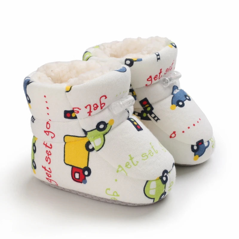 Baby Winter Boots – Soft Sole Anti-Slip Warm Toddler Booties for Boys & Girls