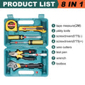 Household Tool Kit with Case – 8 to 13-Piece Home Repair Hand Tool Set