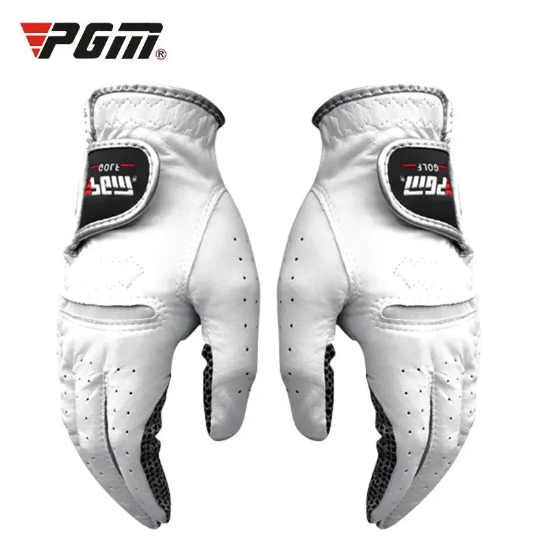 Golf Gloves Men's – Sheepskin Leather Golf Gloves, Left & Right Hand