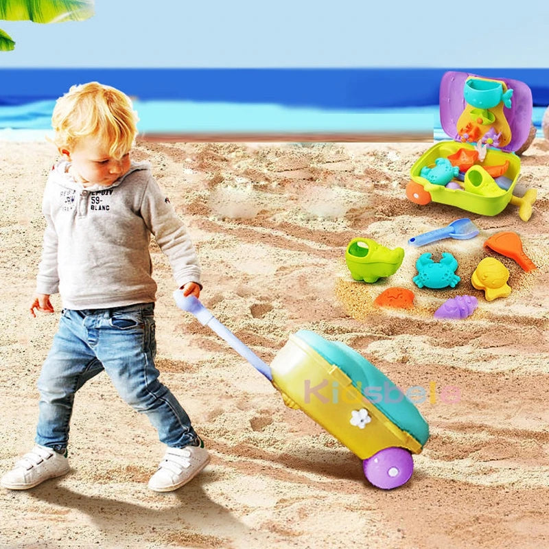 Kids Beach & Sand Toy Set – Bucket & Spade Sandpit Play Toys for Toddlers