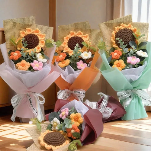 Crochet Flower Bouquet