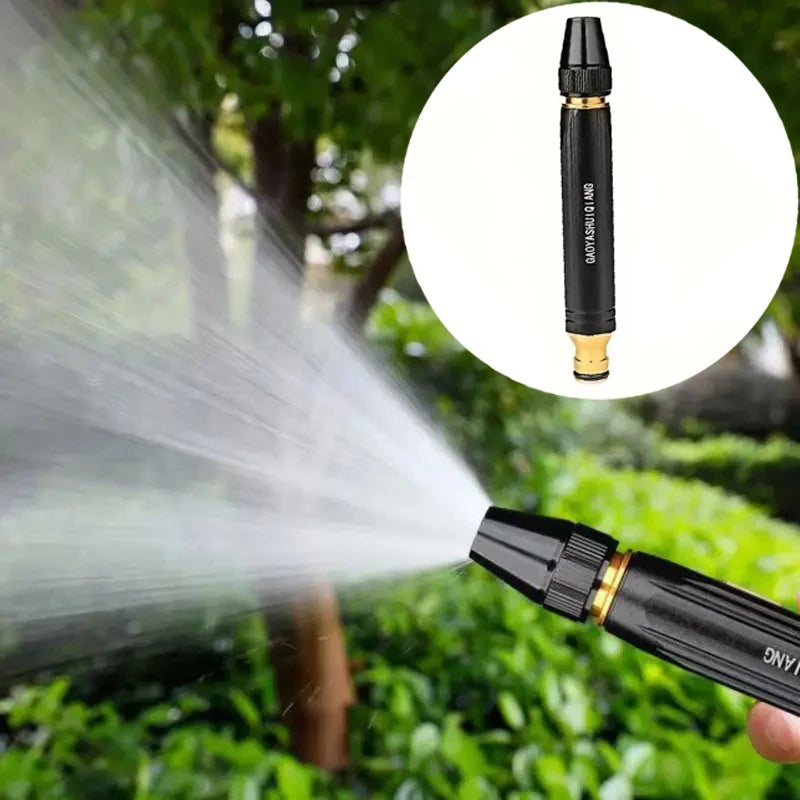 Garden Hose Spray Gun – High Pressure Water Nozzle Sprayer for Car Wash & Watering, Black