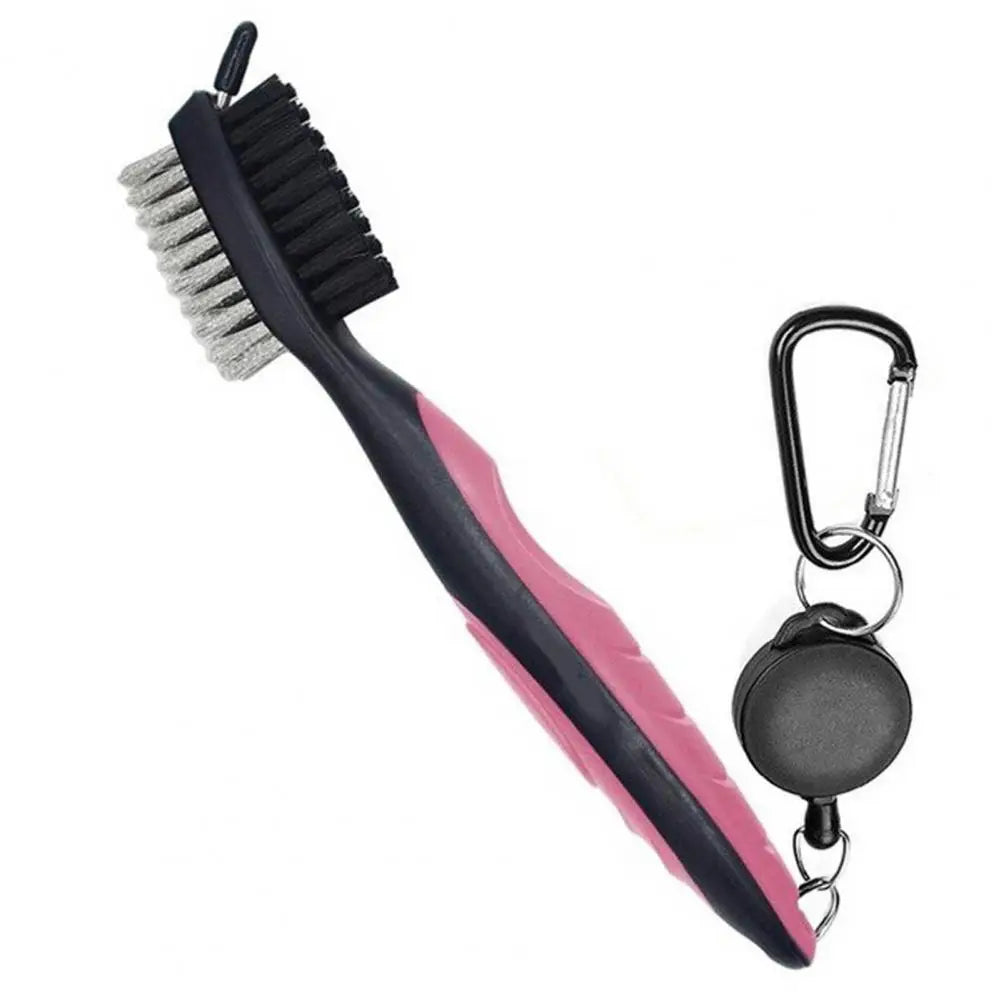Golf Club Cleaning Brush – 2-Sided Groove Cleaner Tool, Multiple Colours