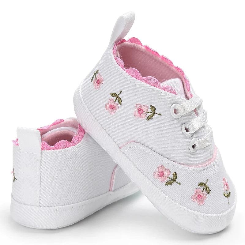 Baby First Walking Shoes – Soft Sole Anti-Slip Casual Sports Shoes, 0-18 Months