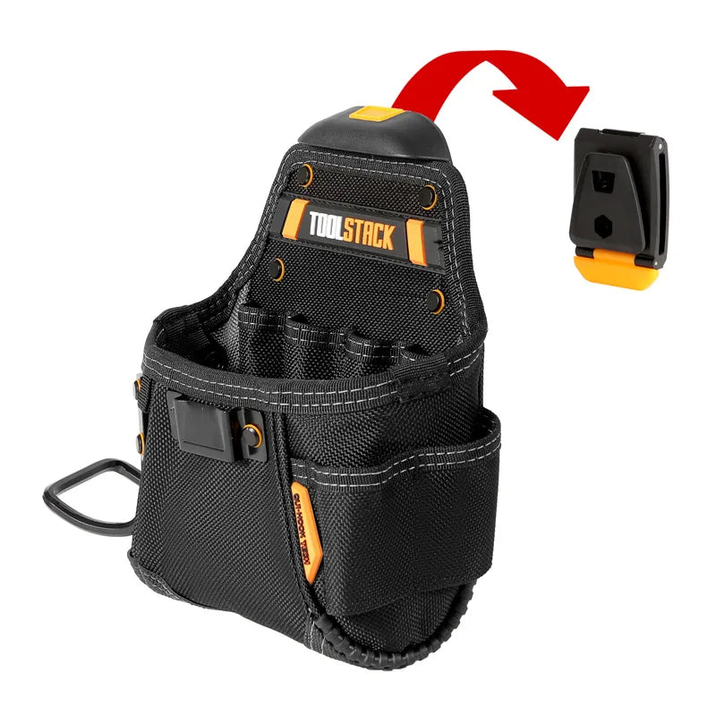 Carpenter Tool Waist Pouch – Heavy-Duty Tool Belt Bag for Electricians