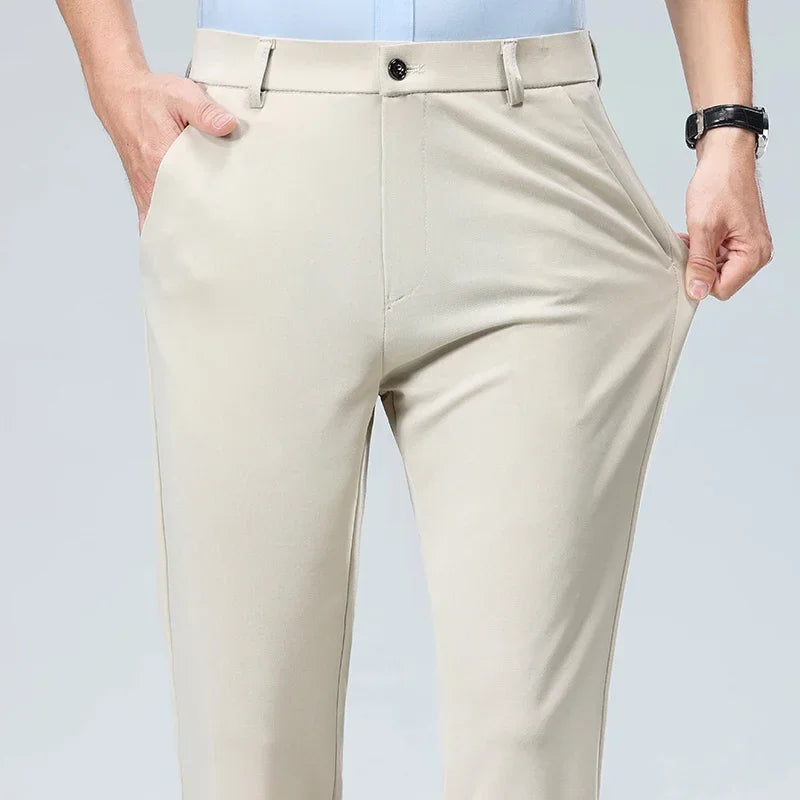 Men's Golf Pants – Quick-Dry Stretch Trousers, Waist 29-40, Multiple Colours