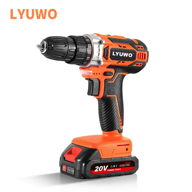 21V Cordless Electric Screwdriver Drill