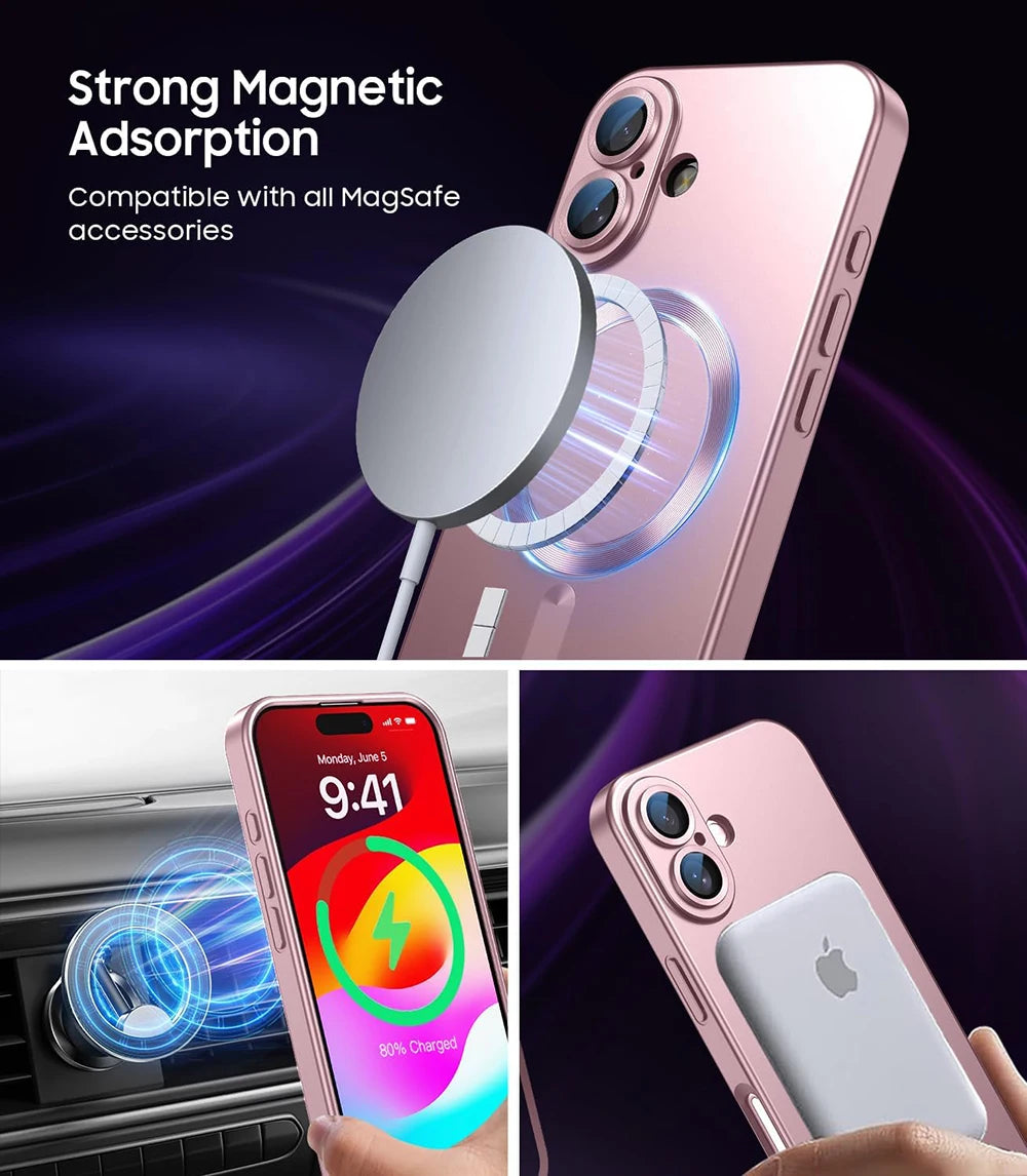 MagSafe iPhone Case – Magnetic Wireless Charging Cover for iPhone 11-16 Pro Max