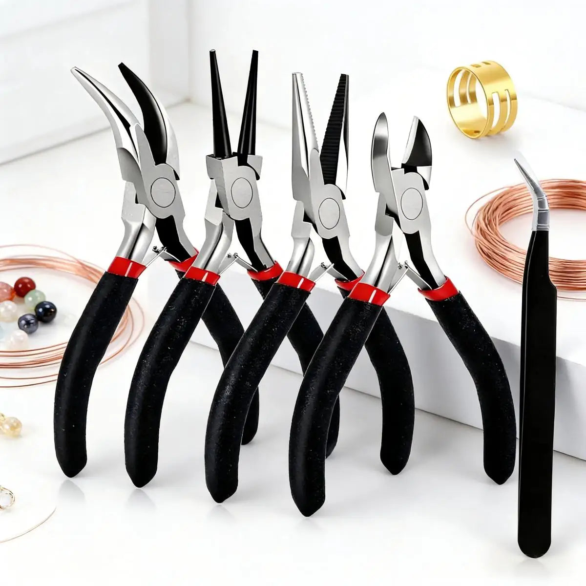 Jewellery Making Pliers Set – Beading & Wire Wrapping Jewelry Tools Kit