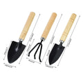Garden Tool Set – Mini Gardening Kit with Rake, Trowel & Shovel for Succulents