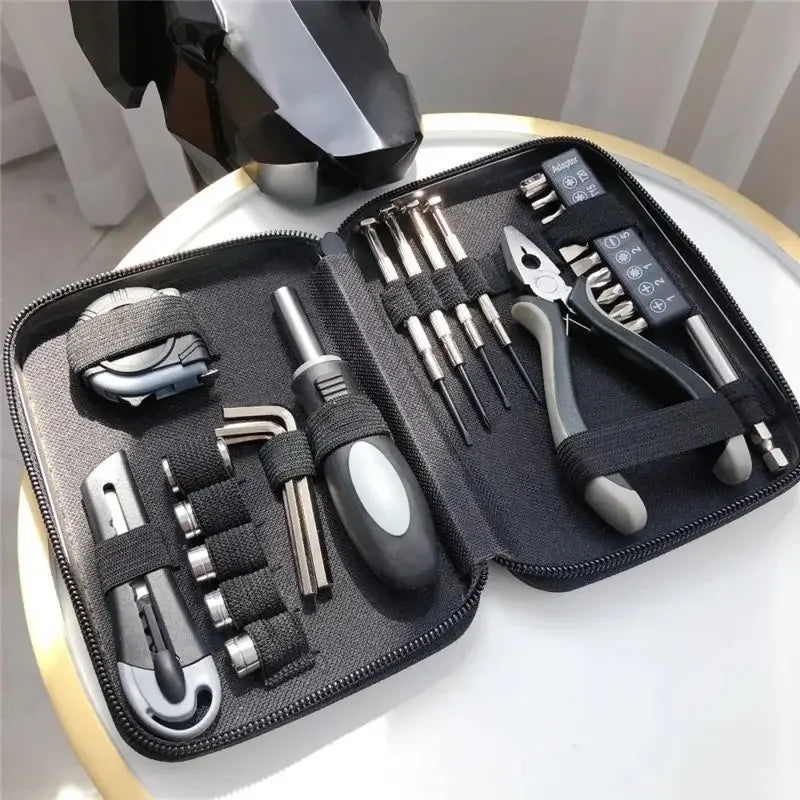 Hardware Tool Set – 27-Piece Home Repair Hand Tool Kit with Storage Case