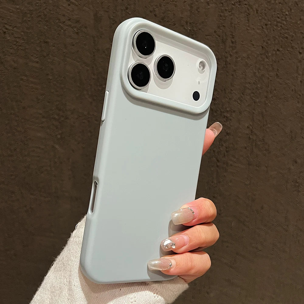 iPhone Case – Candy Colour Matte Silicone Shockproof TPU Cover for iPhone 17 Air & Pro Max