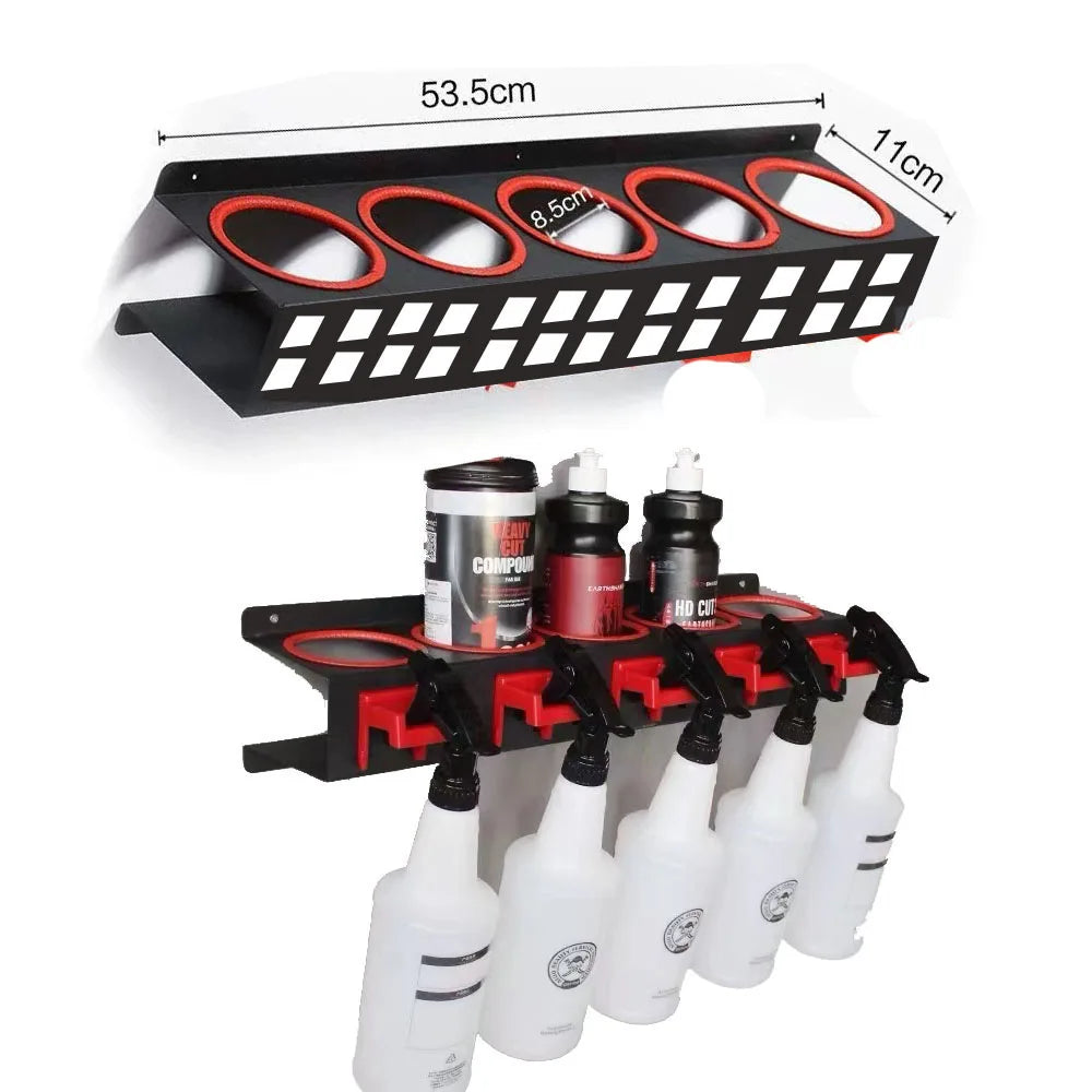 Wall-Mounted Tool Rack – Power Drill Organizer Storage Shelf for Garage & Workshop