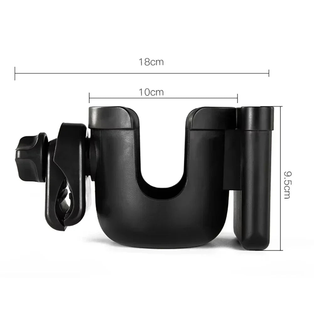 Pram Cup Holder – Anti-Slip Stroller Bottle & Phone Holder, Pram Accessory