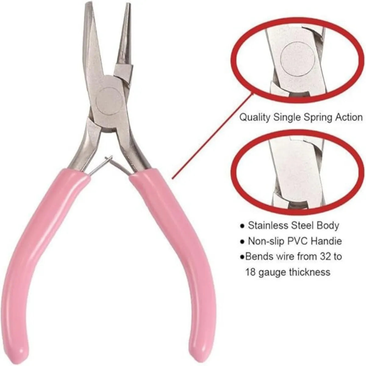 Jewellery Beading Pliers – Round Nose Wire Wrapping Jewelry Making Pliers