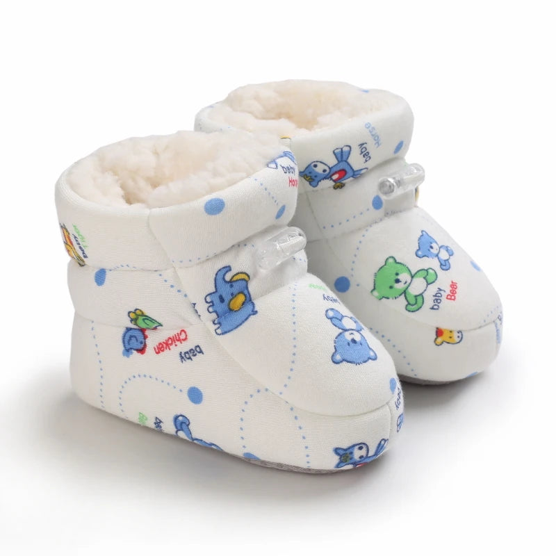 Baby Winter Boots – Soft Sole Anti-Slip Warm Toddler Booties for Boys & Girls