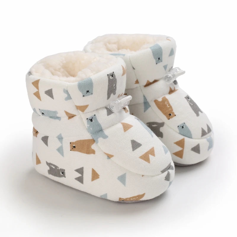 Baby Winter Boots – Soft Sole Anti-Slip Warm Toddler Booties for Boys & Girls