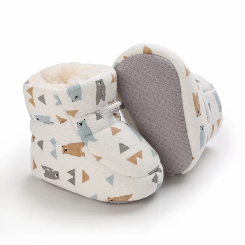 Baby Winter Boots – Soft Sole Anti-Slip Warm Toddler Booties for Boys & Girls