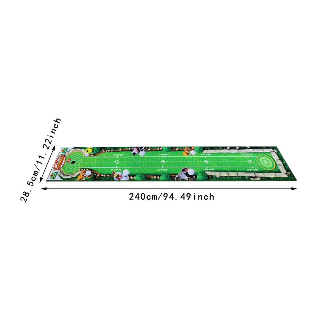 Golf Putting Mat – Portable Indoor Practice Green, Gift Set