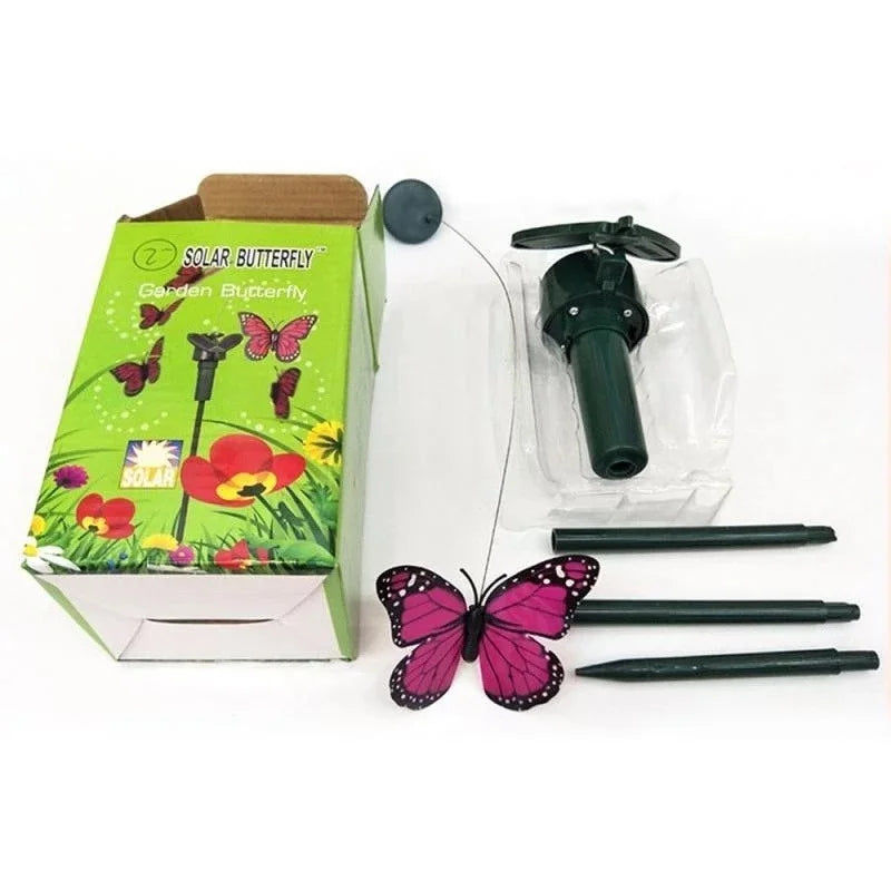 Solar Dancing Butterfly Light – Outdoor Solar Garden Stake Light, Butterfly & Bird