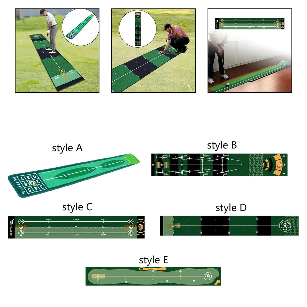 Golf Putting Mat – Indoor Practice Green for Office & Park