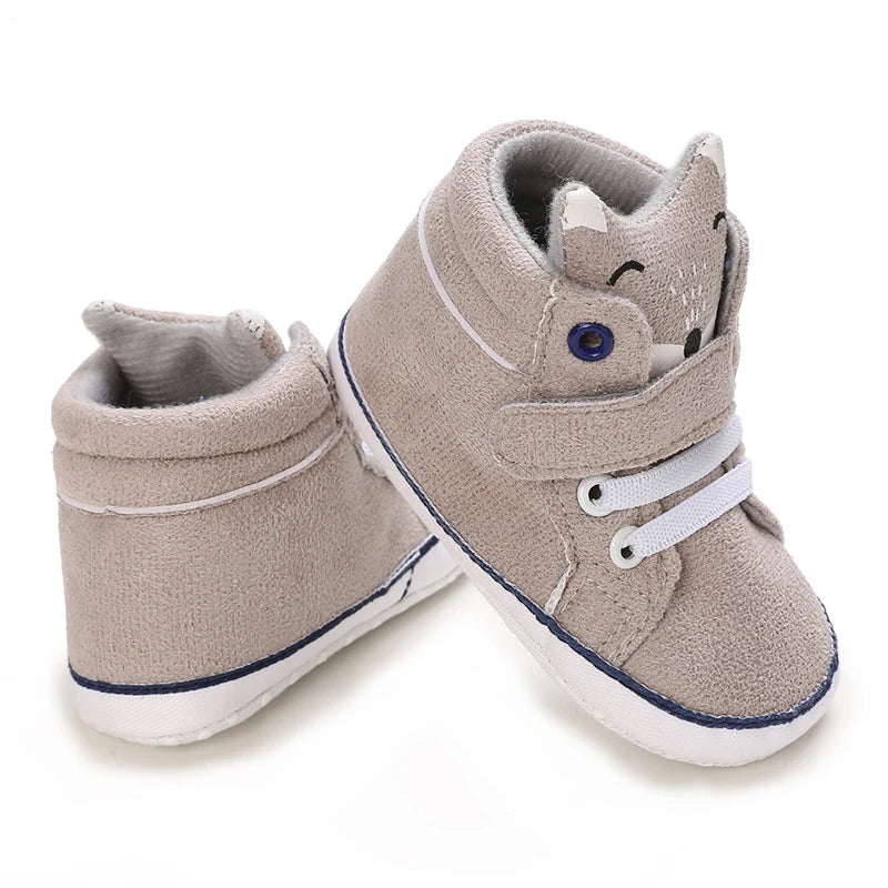 Baby First Walking Shoes – Soft Sole Anti-Slip Casual Sports Shoes, 0-18 Months