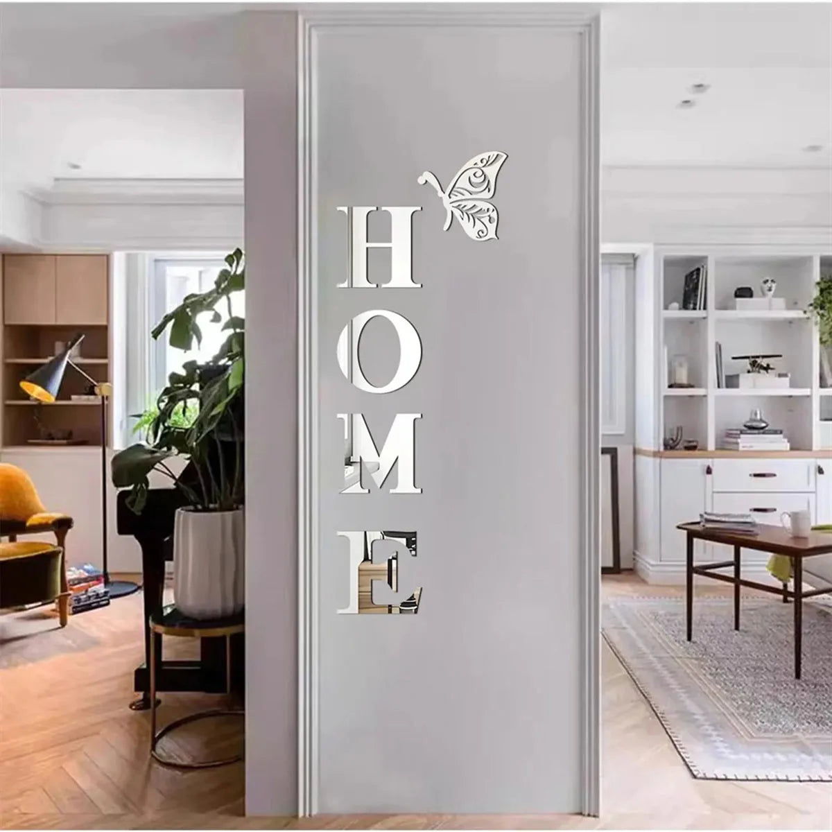 3D Mirror Wall Stickers – Self-Adhesive Acrylic Wall Decal Home Decor