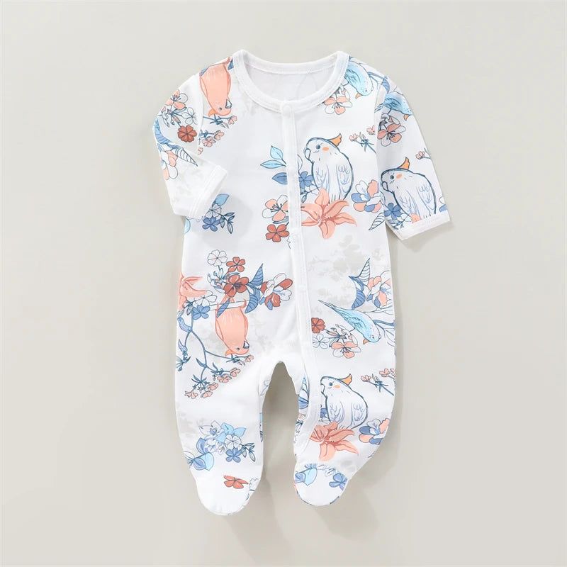 Baby Romper – Soft Newborn Bodysuit Jumpsuit for Boys & Girls, 0-9 Months