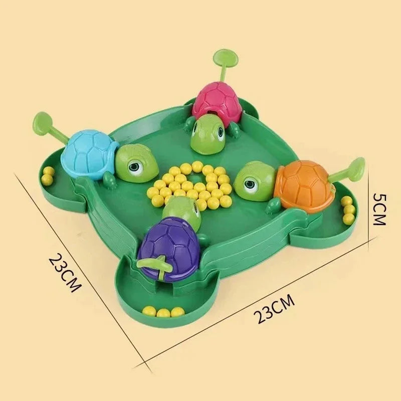 Kids Desktop Game – Turtles Eat Beans Parent-Child Board Game, 36/72 Beans