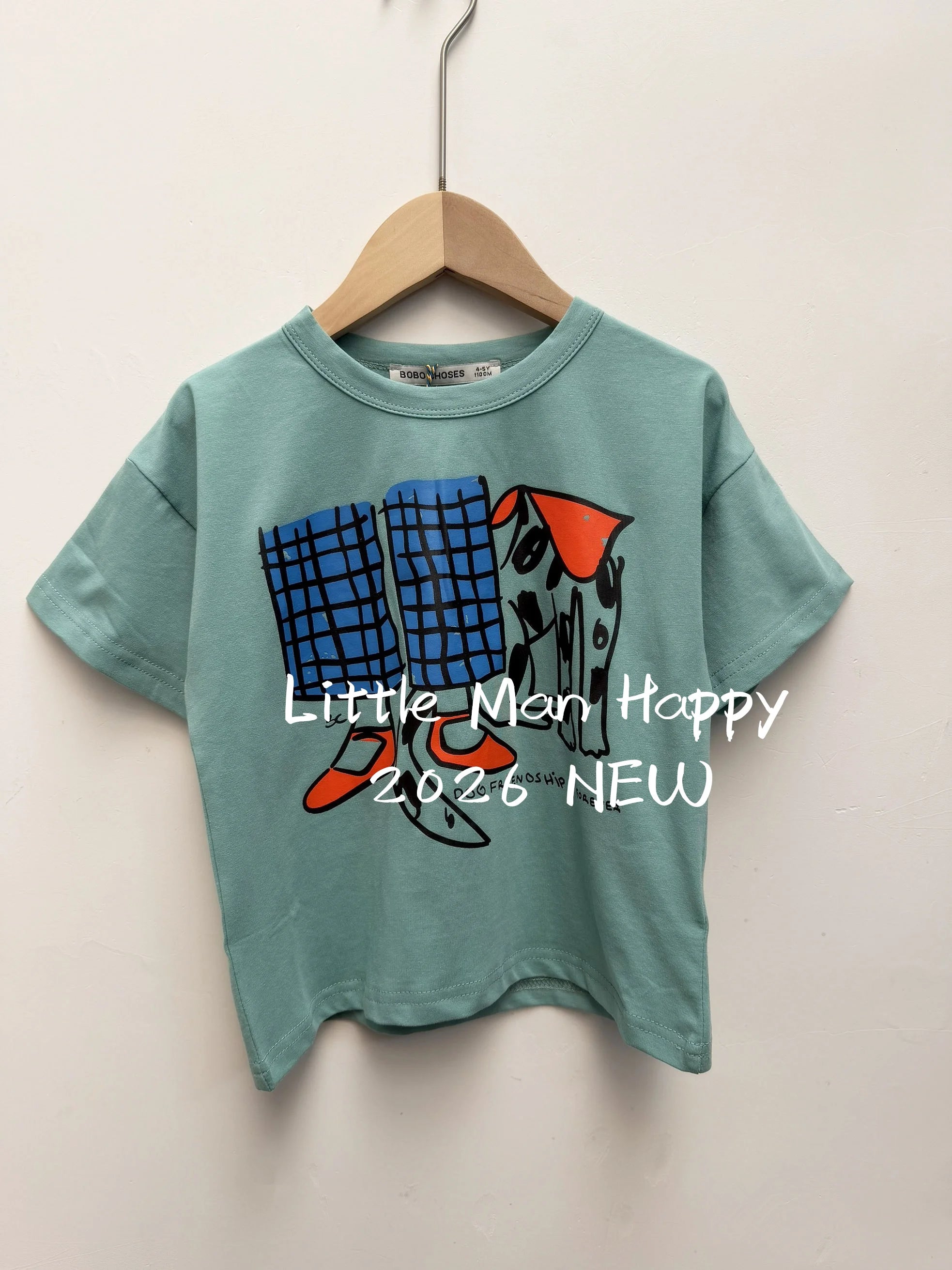 Girls Cotton T-Shirt – Short Sleeve Cartoon Print Top, Pure Cotton, 18M-15Y