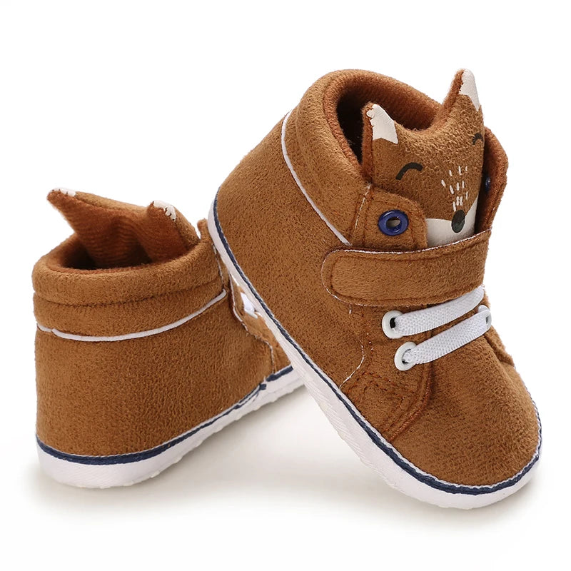 Baby First Walking Shoes – Soft Sole Anti-Slip Casual Sports Shoes, 0-18 Months