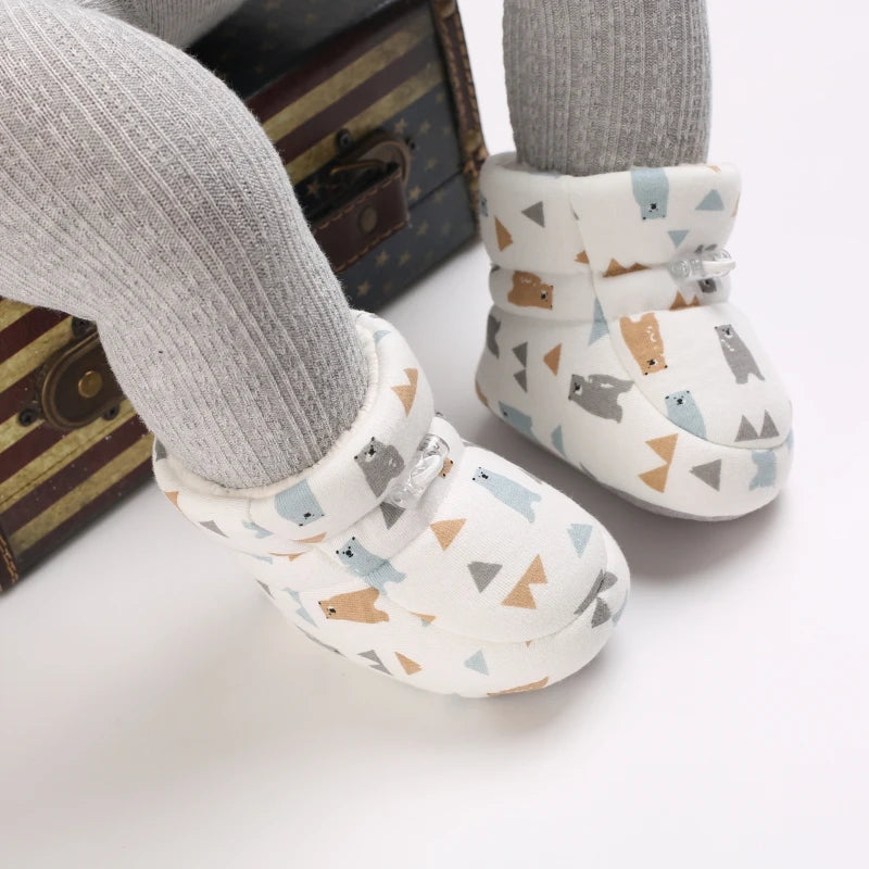 Baby Winter Boots – Soft Sole Anti-Slip Warm Toddler Booties for Boys & Girls