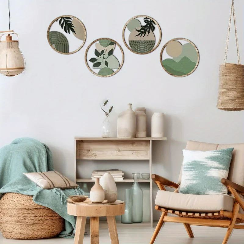 Bohemian Wall Art Set, 4 Pieces