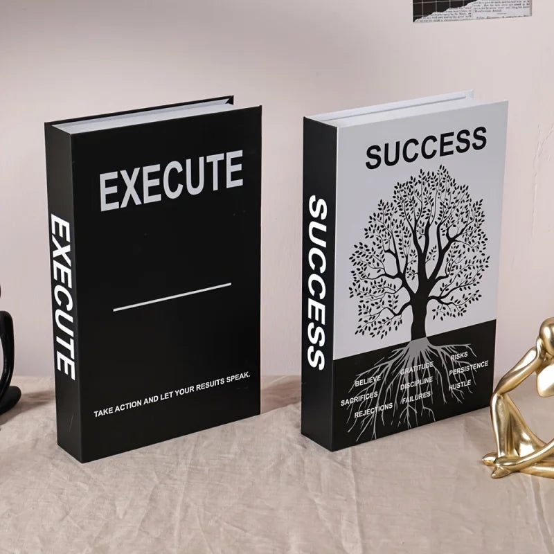 Decorative Book Set – 3-Piece Faux Books for Shelf & Home Decor