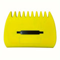 Handheld Garden Rake – Debris Cleanup Tool for Yard & Lawn, Green/Yellow