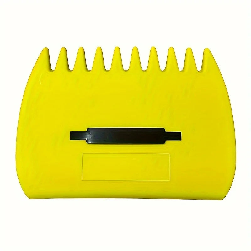 Handheld Garden Rake – Debris Cleanup Tool for Yard & Lawn, Green/Yellow