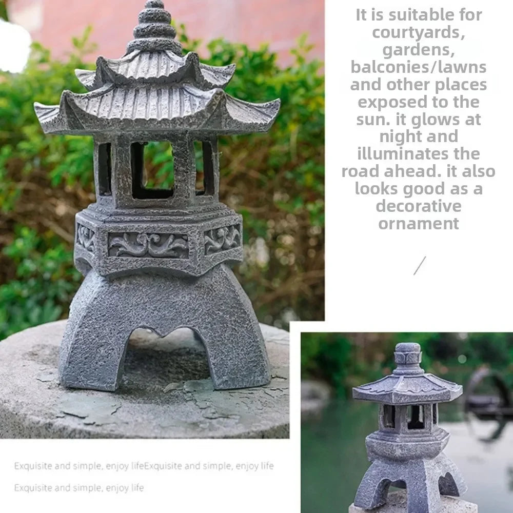 Solar Garden Sculpture Light – Decorative Outdoor Solar Stake Light for Yard & Path