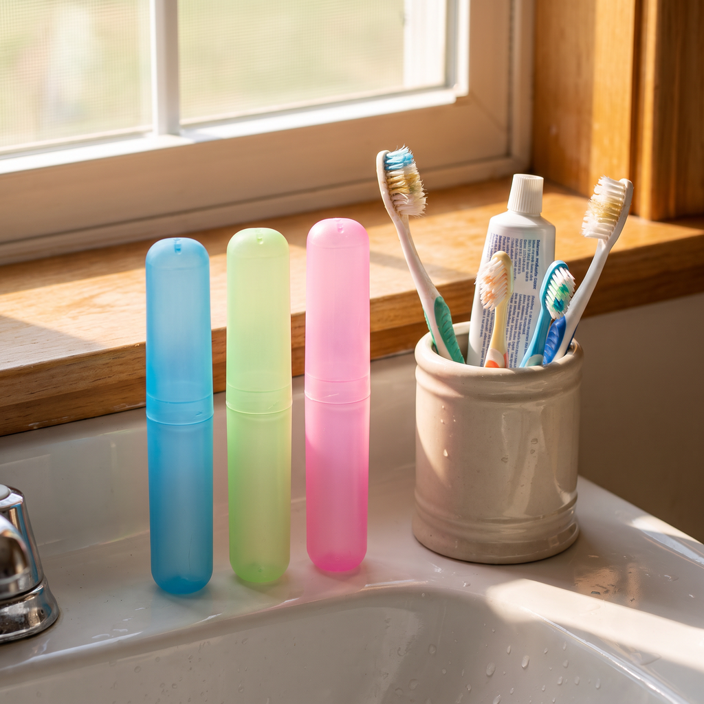 Toothbrush storage case, Random 3PCS, real-life use