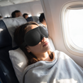3D contoured eye mask in real-life use