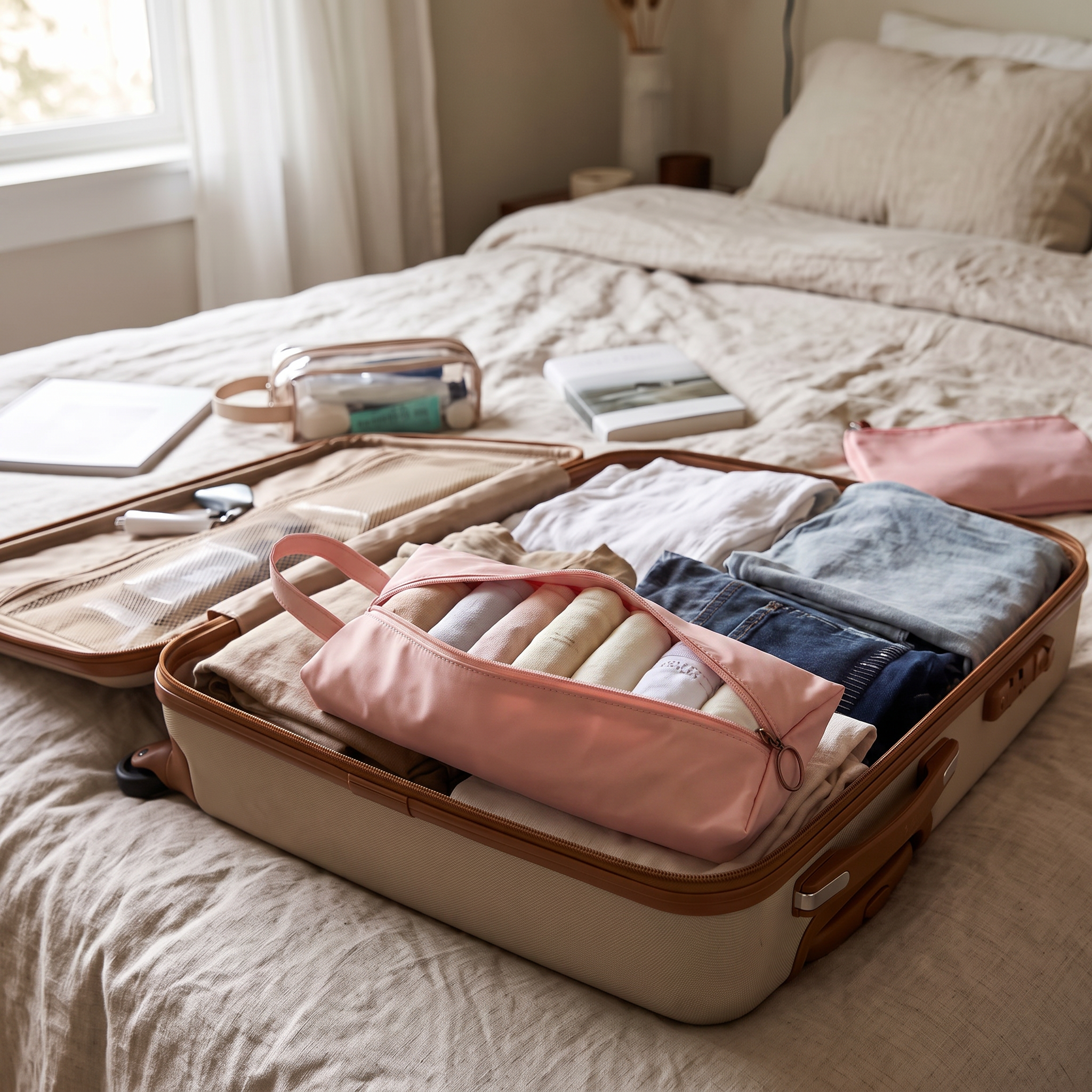 A1 underwear and sock storage bag in real-life use (corrected)