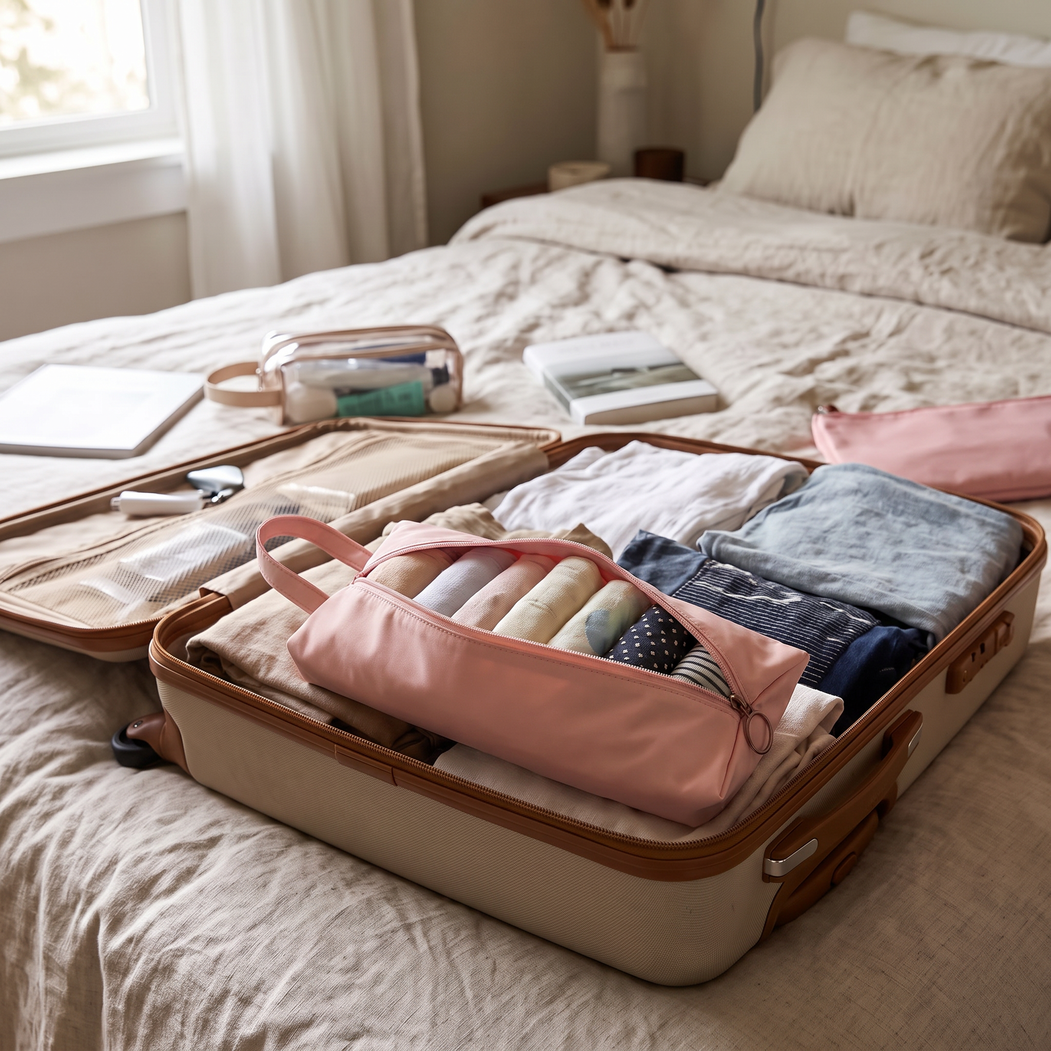 A3 underwear and sock storage bag in real-life use (corrected)